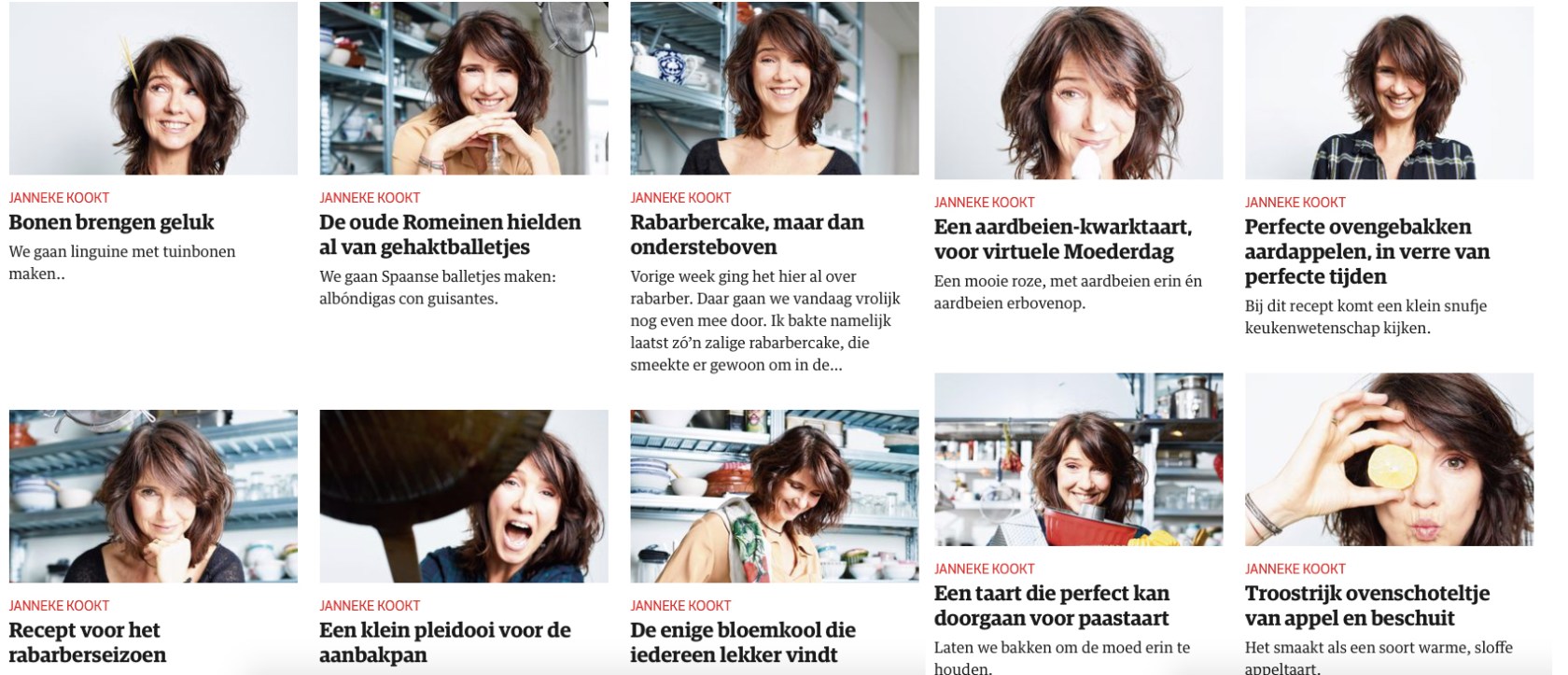 Janneke kookt (in NRC) – Janneke Vreugdenhil